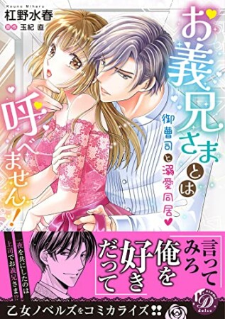 お義兄さまとは呼べません！～御曹司と溺愛同居～1巻の表紙