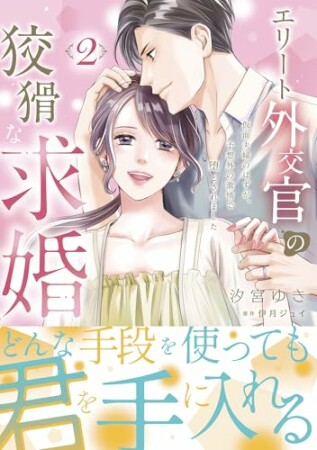 エリート外交官の狡猾な求婚～仮面夫婦のはずが、予想外の激情で堕とされました～2巻の表紙
