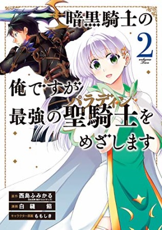 暗黒騎士の俺ですが最強の聖騎士をめざします2巻の表紙