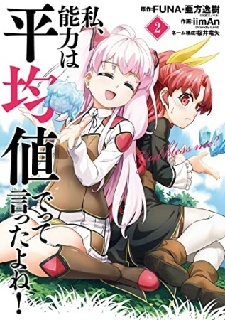 私、能力は平均値でって言ったよね！2巻の表紙