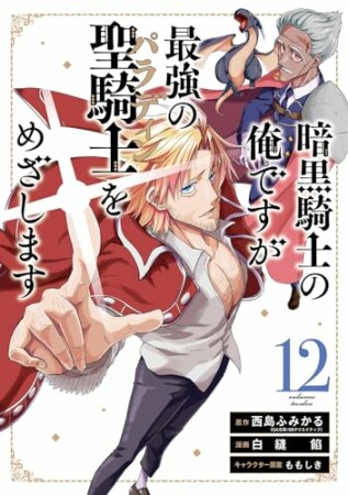 暗黒騎士の俺ですが最強の聖騎士をめざします12巻の表紙