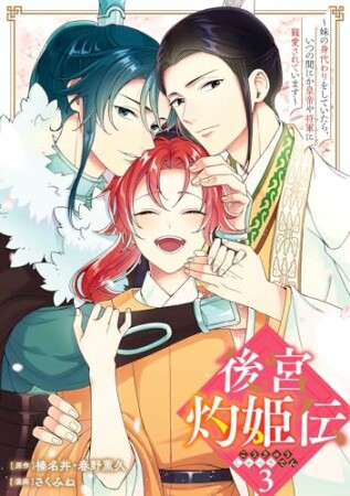 後宮灼姫伝~妹の身代わりをしていたら、いつの間にか皇帝や将軍に寵愛されています~(コミック)3巻の表紙