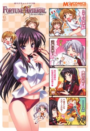 マジキュー4コマ　FORTUNE ARTERIAL3巻の表紙