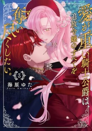 愛が重い騎士公爵は、追放令嬢のすべてを奪い尽くしたい。3巻の表紙