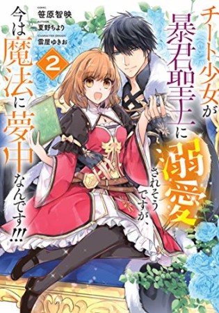 チート少女が暴君聖王に溺愛されそうですが、今は魔法に夢中なんです！！！2巻の表紙