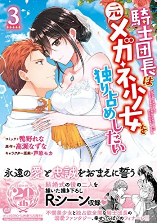 騎士団長は元メガネ少女を独り占めしたい3巻の表紙