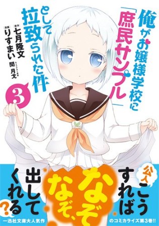 俺がお嬢様学校に「庶民サンプル」として拉致られた件3巻の表紙