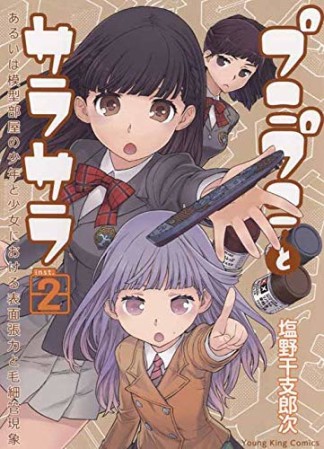 プニプニとサラサラ ―あるいは模型部屋の少女と少年における表面張力と毛細管現象―2巻の表紙