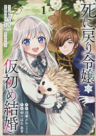 死に戻り令嬢の仮初め結婚　～二度目の人生は生真面目将軍と星獣もふもふ～　1 1巻1巻の表紙