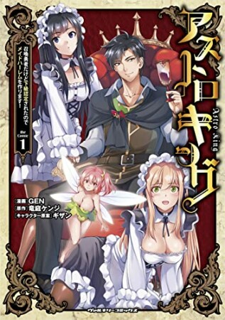 アストロキング　召喚勇者だけど下級認定されたのでメイドハーレムを作ります！1巻の表紙