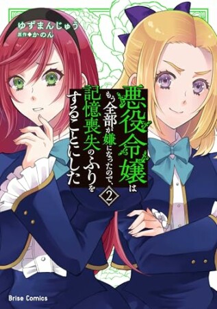 悪役令嬢はもう全部が嫌になったので、記憶喪失のふりをすることにした2巻の表紙