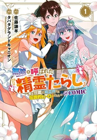 無能と呼ばれた『精霊たらし』～実は異能で、精霊界では伝説的ヒーローでした～＠COMIC1巻の表紙