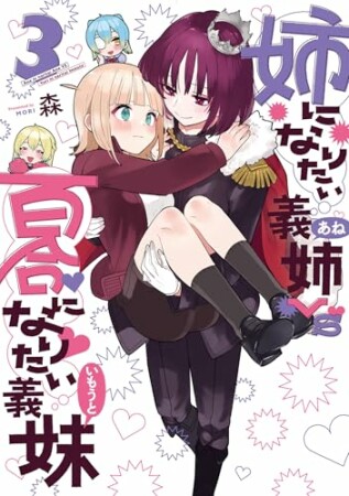 姉になりたい義姉VS百合になりたい義妹3巻の表紙