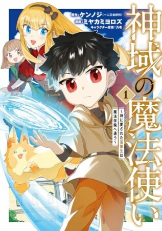 神域の魔法使い～神に愛された落第生は魔法学院へ通う～1巻の表紙