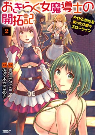 おきらく女魔導士の開拓記　メイドと始めるまったり楽々スローライフ2巻の表紙