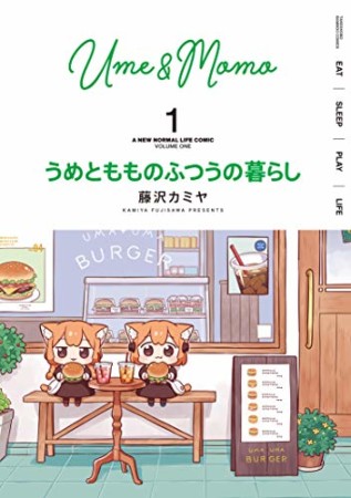 うめともものふつうの暮らし1巻の表紙