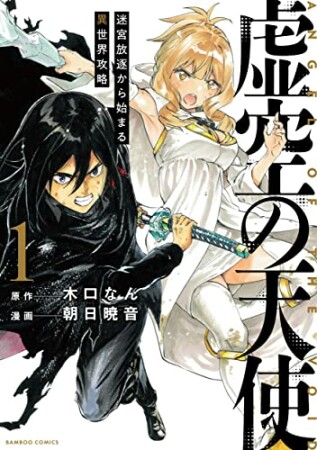 虚空の天使　～迷宮放逐から始まる異世界攻略～1巻の表紙