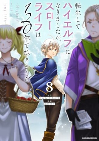 転生してハイエルフになりましたが、スローライフは１２０年で飽きました　-Highelf with a long life-8巻の表紙