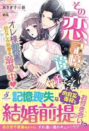 その恋、記憶違いです!? オレ様御曹司は幼なじみ秘書を溺愛中【書き下ろし番外編付】1巻の表紙