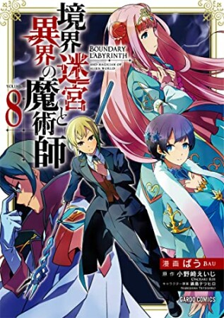 境界迷宮と異界の魔術師（ガルドコミックス）8巻の表紙