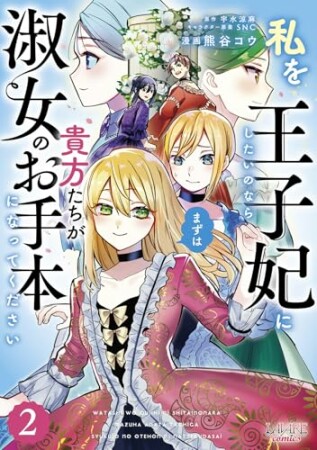 私を王子妃にしたいのならまずは貴方たちが淑女のお手本になってください2巻の表紙