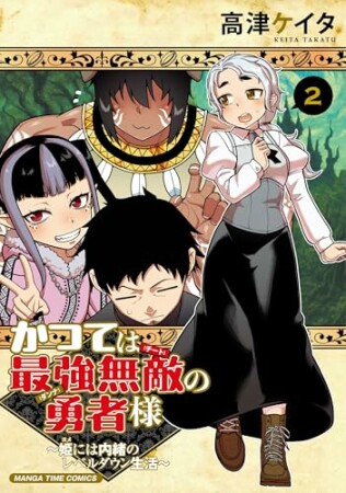 かつては最強無敵の勇者様　～姫には内緒のレベルダウン生活～2巻の表紙