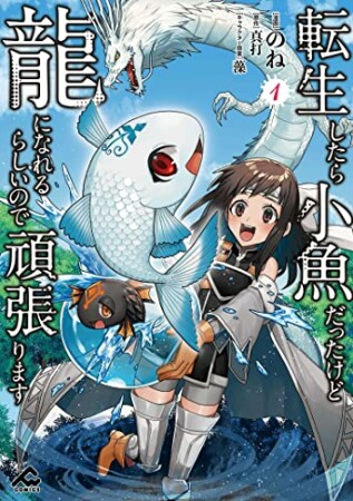 転生したら小魚だったけど龍になれるらしいので頑張ります1巻の表紙