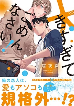 大きすぎてごめんなさい！1巻の表紙