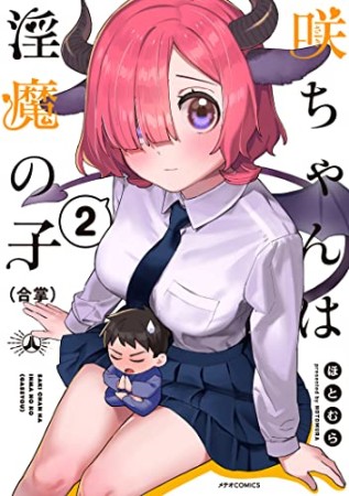 咲ちゃんは淫魔の子（合掌）2巻の表紙