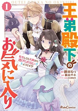 王弟殿下のお気に入り　転生しても天敵から逃げられないようです！？1巻の表紙