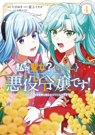 私が聖女？いいえ、悪役令嬢です！～なので、全員破滅は阻止させていただきます～4巻の表紙