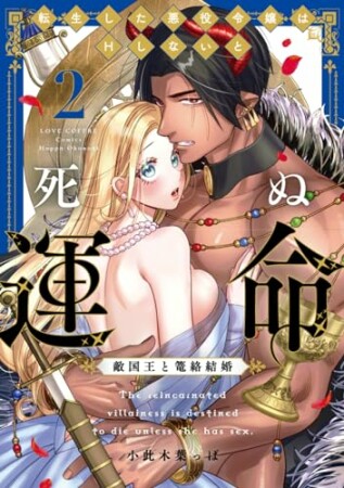 転生した悪役令嬢はHしないと死ぬ運命～敵国王と篭絡結婚～【コミックス版】2巻の表紙