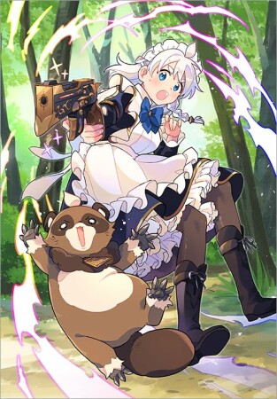 MAIDesーメイデスーメイド、地獄の戦場に転送される。固有のゴミ収集魔法で、最弱クラスのまま人類最強に。@COMIC1巻の表紙