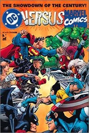 DC vsマーヴル1巻の表紙